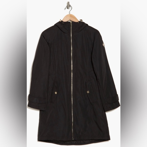 Michael Kors Longline Hooded Coat M NWT - Picture 4 of 11